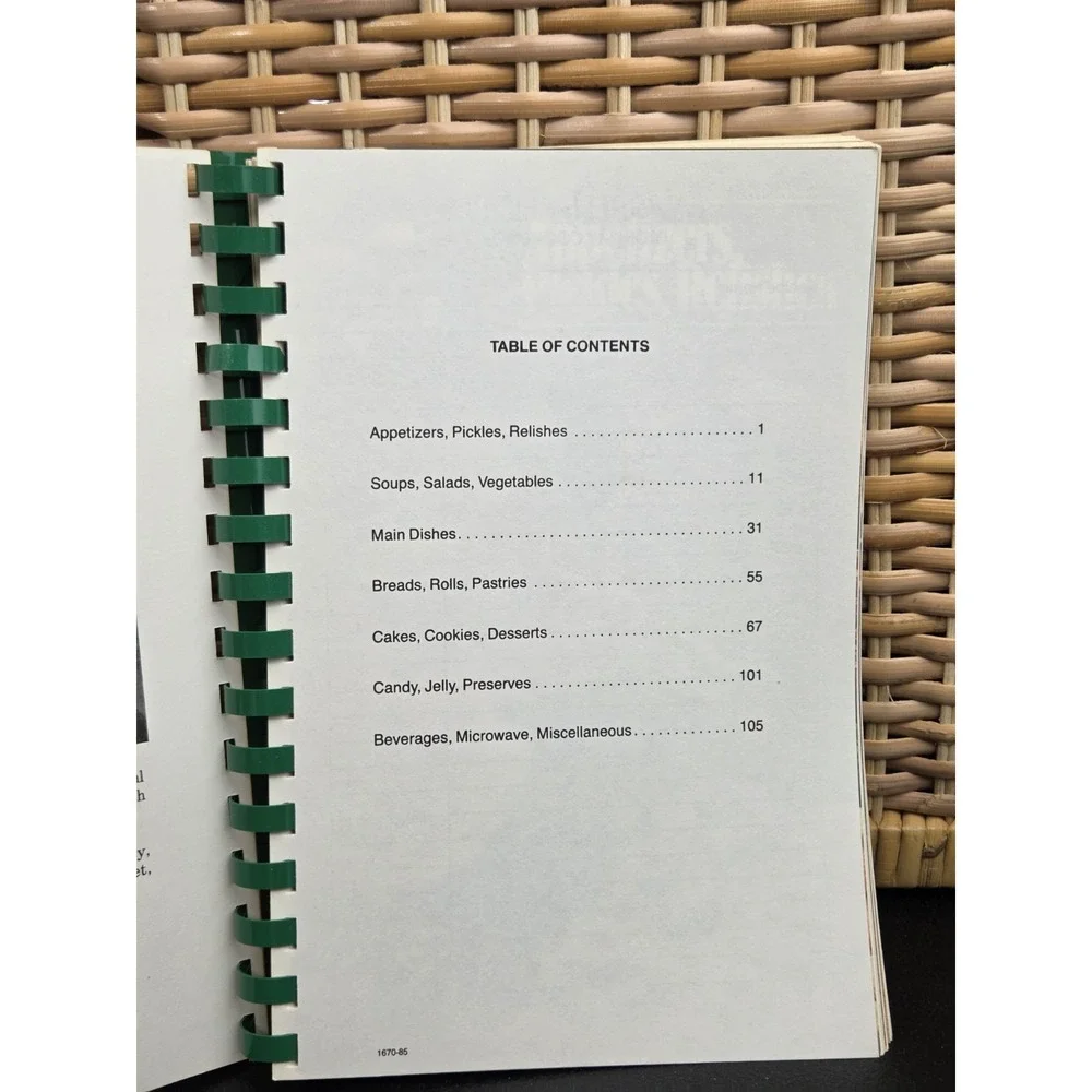 1985 Wix Family Favorites Recipes Cookbook Vol 2  GASTONIA, NC